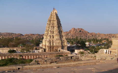 Grand temple d'Hampi, Karnataka