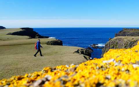 Randonnée dans les Shetlands en Ecosse