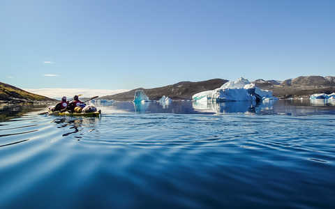 Voyage en kayak au Groenland l'été