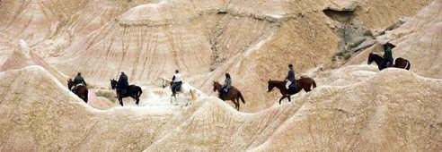 désert des Bardenas à cheval
