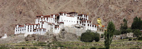Monastère de Likir Gompa au Ladakh en Inde Himalayenne