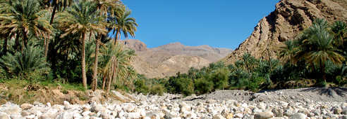 Vallée aride, Oman