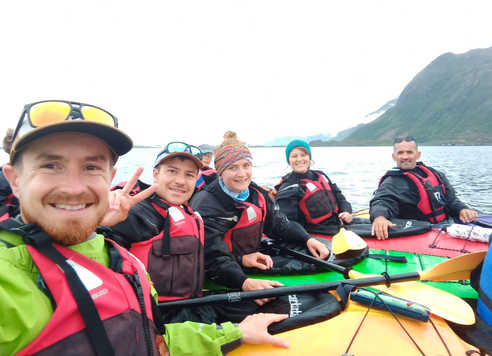 Equipe Norvège en kayak