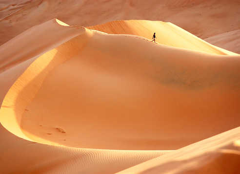 Randonnée dans le désert de Rub El Khali à Oman