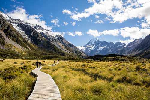 Akaori Parc national Mont Cook en Nouvelle-Zélande