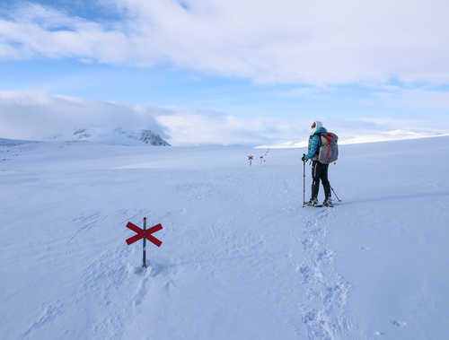 La Kungsleden en hiver