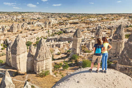 Randonnée dans le parc de Goreme en Cappadoce