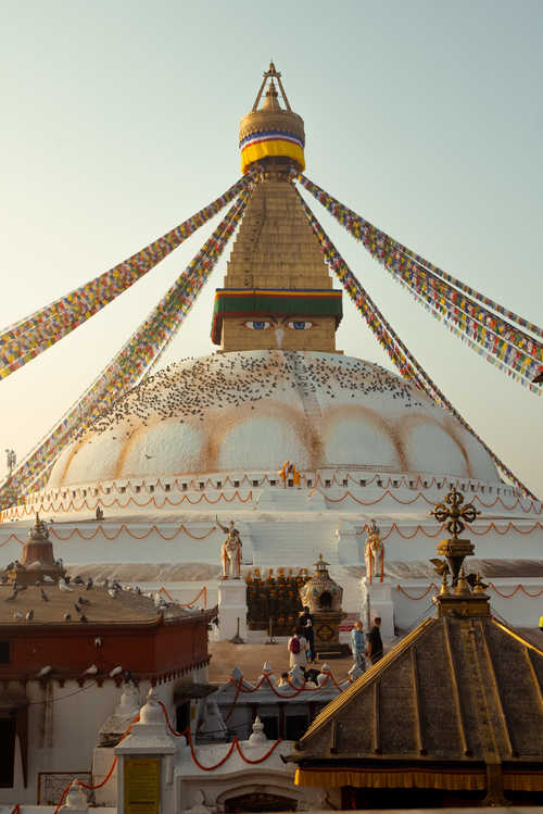 Temple Boudhanath au Népal