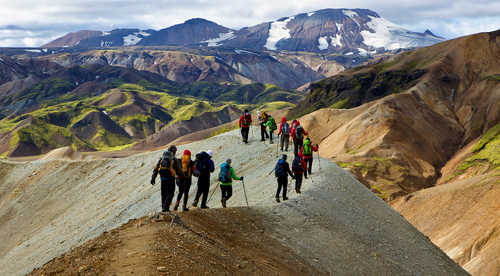 Trek du Laugavegur en Islande à Landmmanalaugar