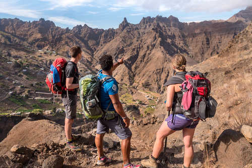 Trek sur l'île de Santo Antao, guide et randonneurs