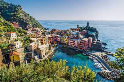 Village lors d'une randonnée dans les Cinque Terre