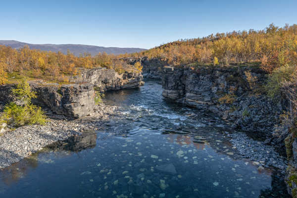 Abisko, Parc national, paysage de Laponie au nord de la Suède