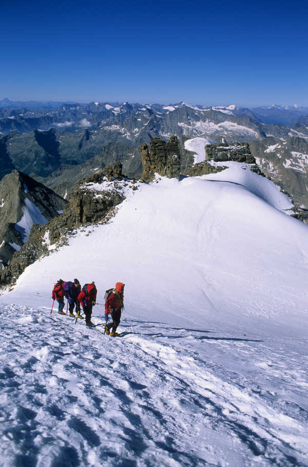 alpinisme sur le pic du Grand Paradis