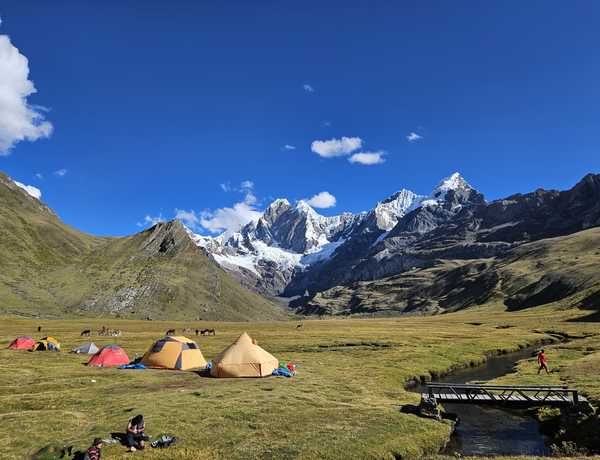 Campement à mitucocha - Trek Huayhuash