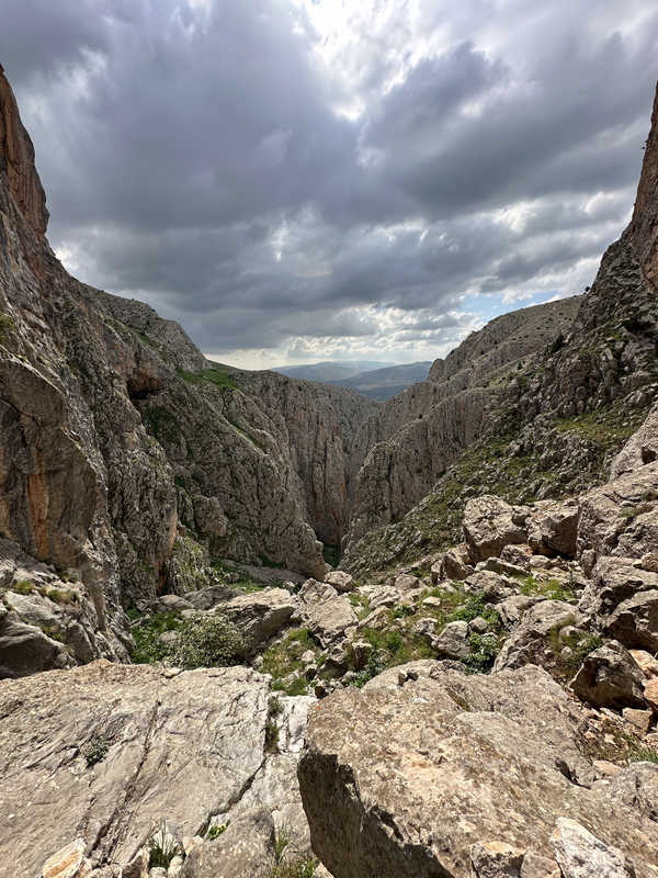 Canyon dans les Gorges de Cimbar en Turquie
