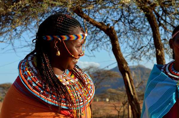 Femme du peuple Samburu, au Kenya