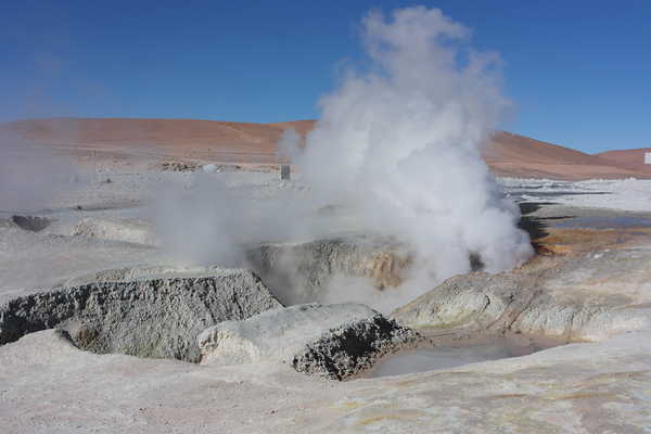 Geysers de vapeur dans le sud lipez