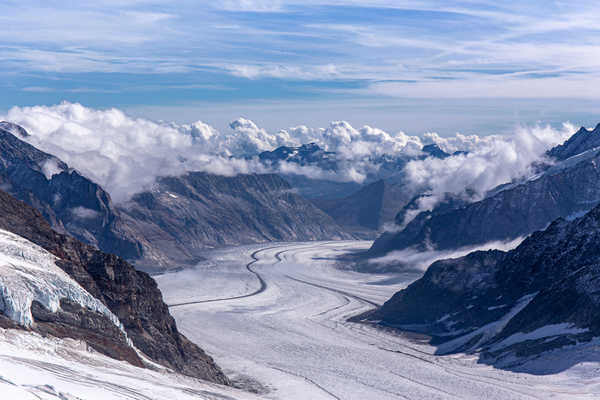 glacier Aletsch en Suisse