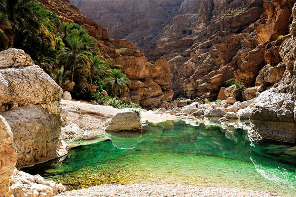 Gorges populaires Wadi Shab Oman