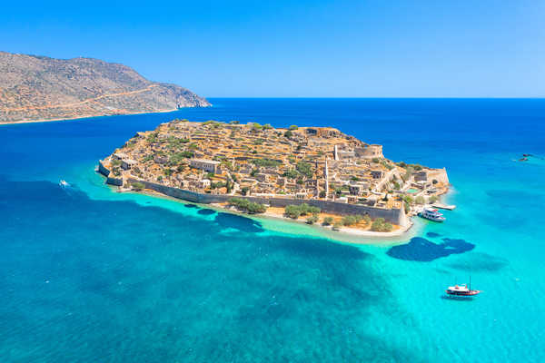 île fortifiée de Spinalonga Crète