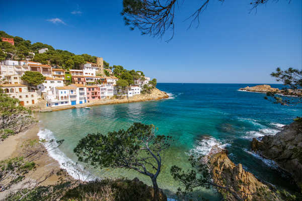 La cala Sa Tuna, Costa Brava , Espagne