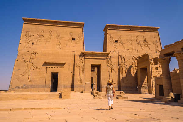 Le temple de la déesse Isis sur l’île de Philae Egypte