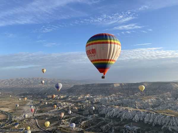 Lever de soleil avec Mongolfière en Cappadoce