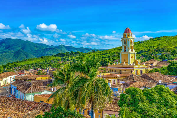 Panorama sur la ville de Trinidad à Cuba