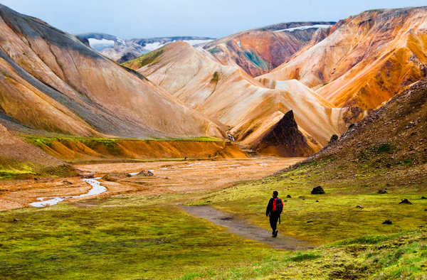 Randonnée à Landmannalaugar, Islande © Randonnée à Landmannalaugar, Islande