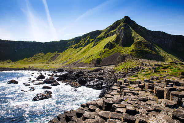 Randonnee sur la chaussee des geants en Irlande du Nord