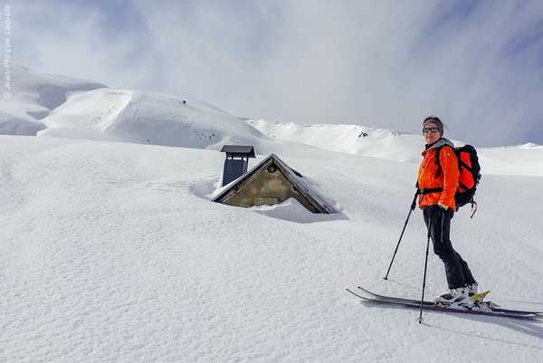 ski de rando - sommet du montpius