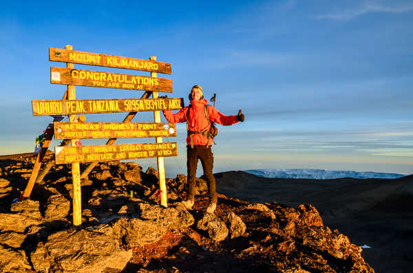 Sommet du pic Uhuru Mont Kilimandjaro