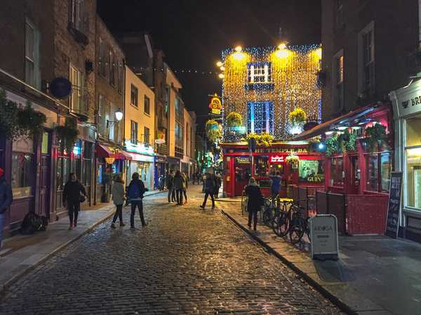 Temple bar, pub irlandais à Dublin