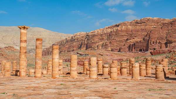 Tombes royales, Pétra, Jordanie © Tombes royales, Pétra, Jordanie