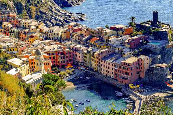 Village de Vernazza dans les Cinque Terre en Italie