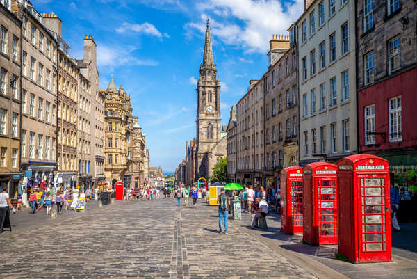 Ville d'Edimbourg en Ecosse