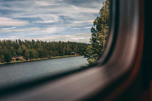 Voyage en train en suède