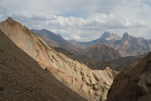 vue du nord de Zanskar, Ladakh, Inde