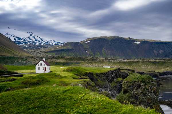 Vue sur le glacier du Snaefellsjokull