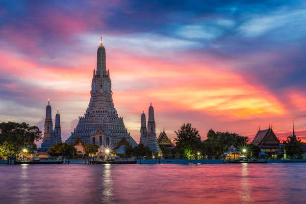 Wat Arun Temple bouddhiste dans la capitale de la Thaïlande, Bangkok
