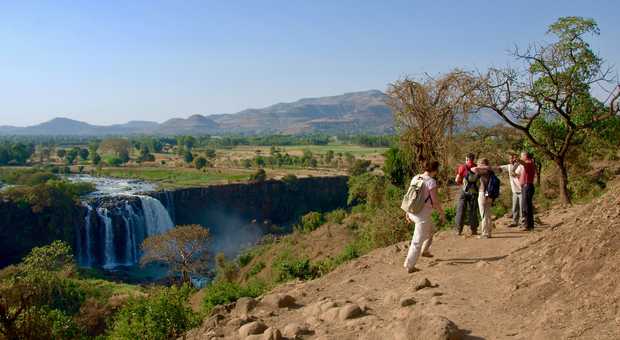 Balade vers les chutes du Nil Bleu près de Bahir Dar