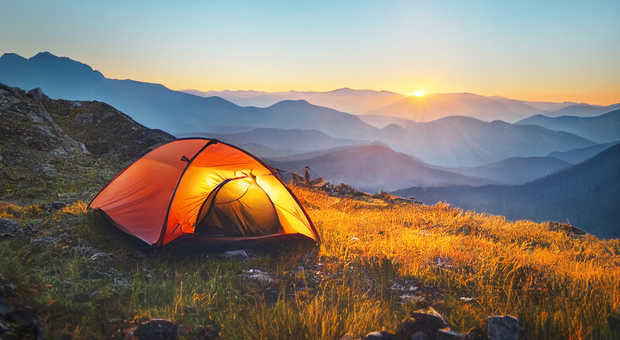 Bivouac dans les Alpes