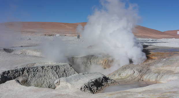 Geysers de vapeur dans le sud lipez