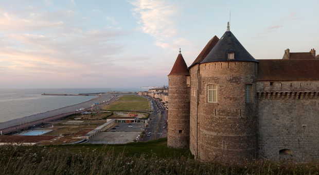 La cote d'Albatre , Dieppe, Normandie