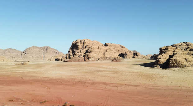 Randonnée dans le Wadi Araba, Jordanie