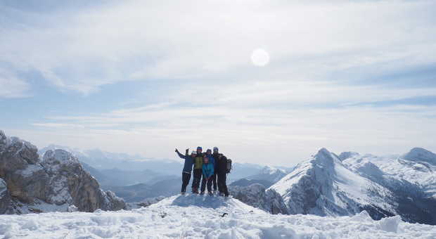 Randonnée en hiver dans le Vercors