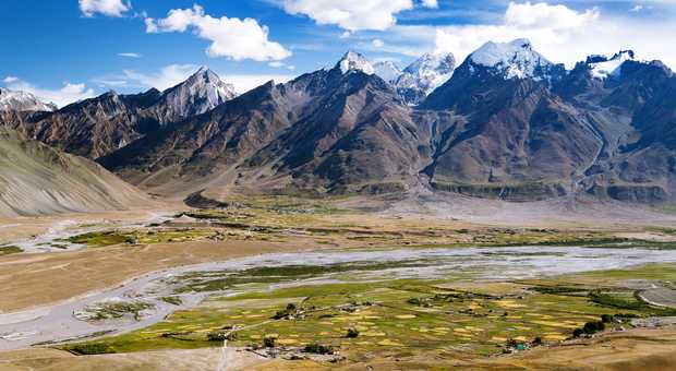 Vallée du Zanskar en Inde Himalayenne