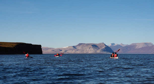 voyage kayak au Svalbard