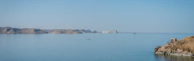 Lac Nasser en Egypte