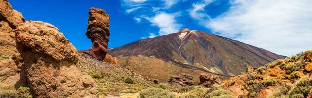 Vue sur le Roque Cinchado  et le Teide